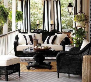 Black-and-White-Wicker-Chairs-Cushions